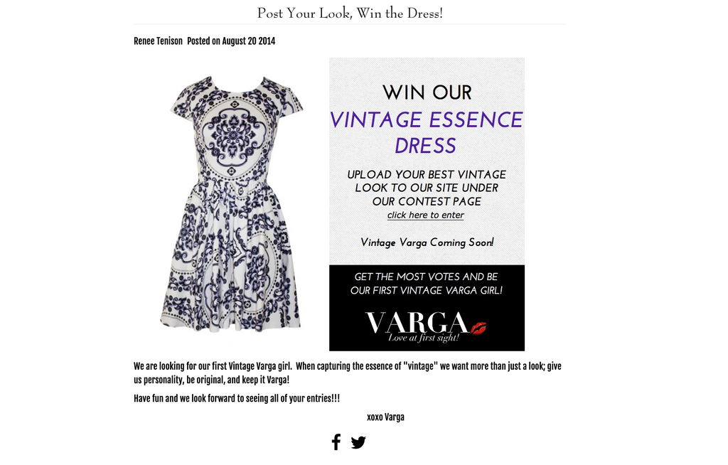 Post Your Look, Win the Dress!