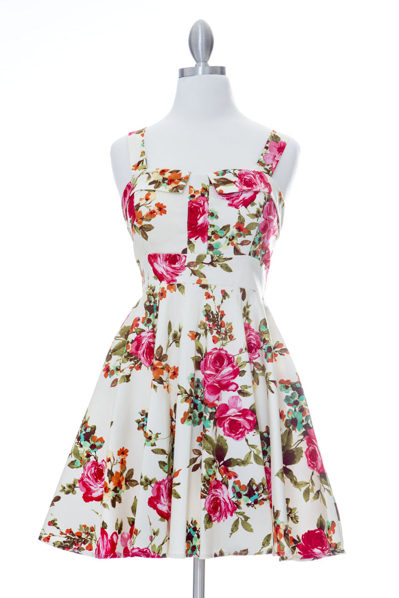 Endless Floral Marilyn Dress - Pink – Varga