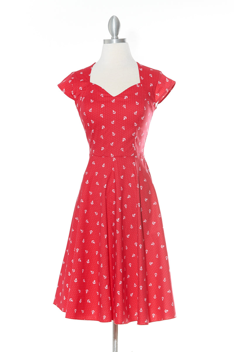 Anchor Lady Red Dress – Varga